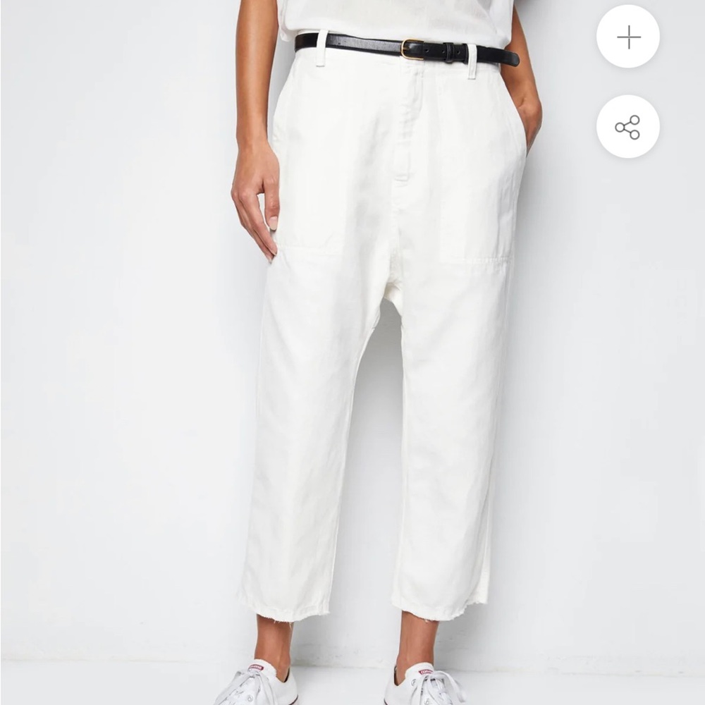 Nili Lotan Luna Pant - Eggshell - Sz 8